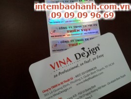 In tem bảy màu dạng dài cho Công ty TNHH SX TM DV Thiên Việt